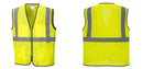 Lightweight High Visibility Yellow Tampa Mesh Vest