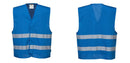 Custom Royal Blue MeshAir Reflective Safety Vest for Events