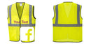 Custom Lightweight High Visibility Yellow Tampa Mesh Vest