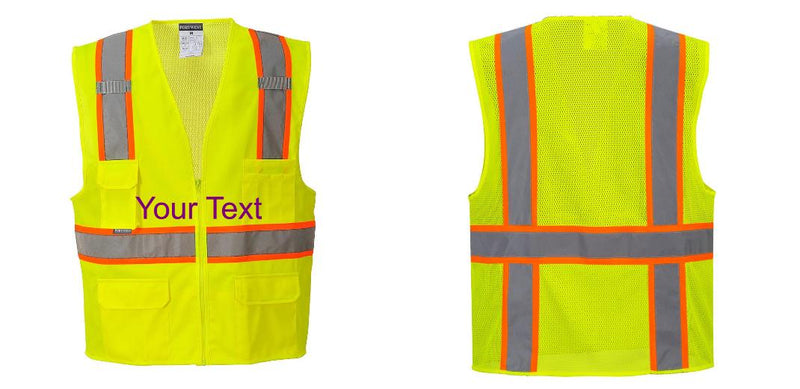 Class 2 Safety Vest with Cooling Mesh Back