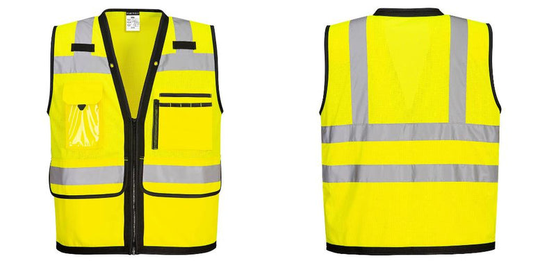 Custom Heavy Duty Hi-Vis Surveyor Vest