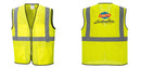 Custom Lightweight High Visibility Yellow Tampa Mesh Vest