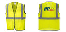 Custom Lightweight High Visibility Yellow Tampa Mesh Vest
