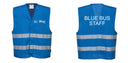 Custom Royal Blue MeshAir Reflective Safety Vest for Events