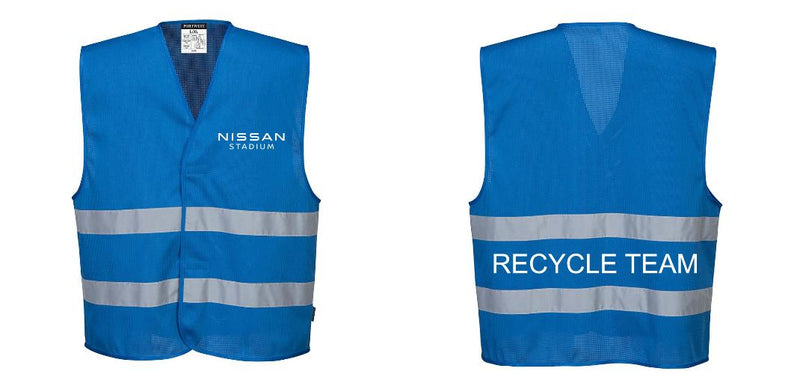 Custom Royal Blue MeshAir Reflective Safety Vest for Events
