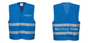 Custom Royal Blue MeshAir Reflective Safety Vest for Events
