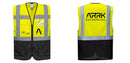 Warsaw Yellow and Black Professional Executive Style Safety Vest
