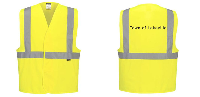 Custom Class 2 Yellow Reflective Safety Vest