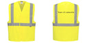 Custom Class 2 Yellow Reflective Safety Vest