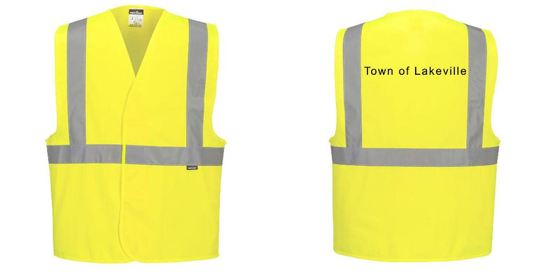 Custom Class 2 Yellow Reflective Safety Vest