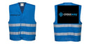 Custom Royal Blue MeshAir Reflective Safety Vest for Events