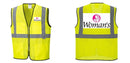 Custom Lightweight High Visibility Yellow Tampa Mesh Vest