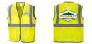 Lightweight High Visibility Yellow Tampa Mesh Vest