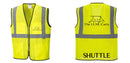 Custom Lightweight High Visibility Yellow Tampa Mesh Vest