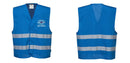 Custom Royal Blue MeshAir Reflective Safety Vest for Events