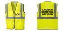 Custom Lightweight High Visibility Yellow Tampa Mesh Vest