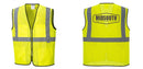 Custom Lightweight High Visibility Yellow Tampa Mesh Vest
