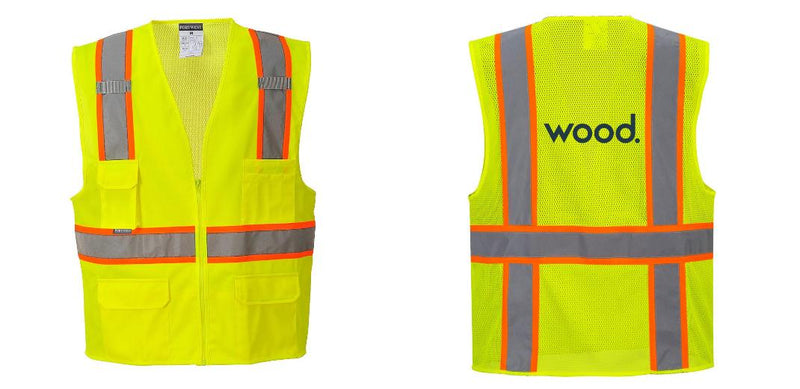 Class 2 Safety Vest with Cooling Mesh Back