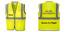 Custom Lightweight High Visibility Yellow Tampa Mesh Vest