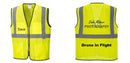Custom Lightweight High Visibility Yellow Tampa Mesh Vest