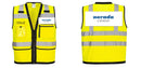 Custom Heavy Duty Hi-Vis Surveyor Vest