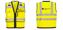 Custom Heavy Duty Hi-Vis Surveyor Vest