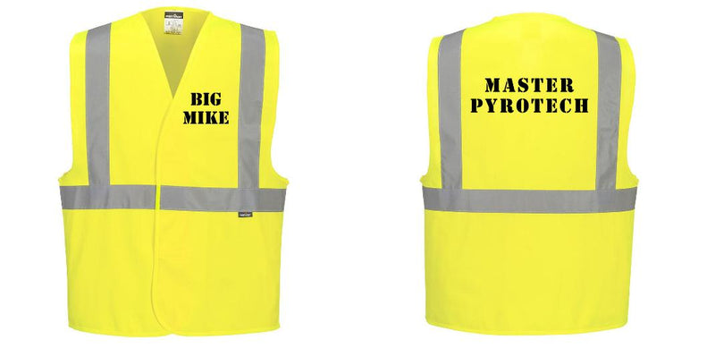 Custom Class 2 Yellow Reflective Safety Vest