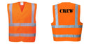 Custom Hi-Vis ORANGE Class 2 Reflective Safety Vest