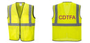 Custom Lightweight High Visibility Yellow Tampa Mesh Vest