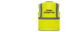Custom Lightweight High Visibility Yellow Tampa Mesh Vest