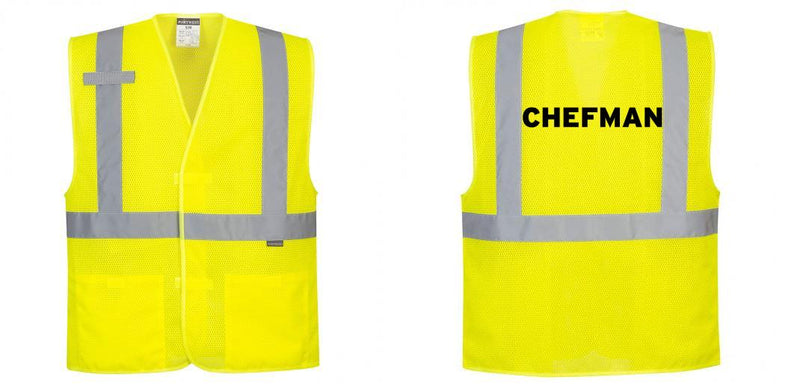 Custom Class 2 High Visibility Economy Reflective MESH Safety Vest