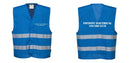 Custom Royal Blue MeshAir Reflective Safety Vest for Events