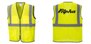 Custom Lightweight High Visibility Yellow Tampa Mesh Vest