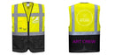 Warsaw Yellow and Black Professional Executive Style Safety Vest