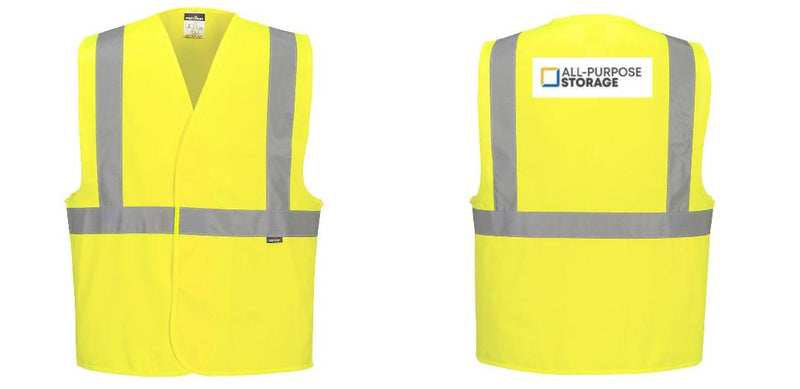 Custom Class 2 Yellow Reflective Safety Vest