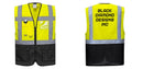 Warsaw Yellow and Black Professional Executive Style Safety Vest
