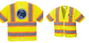 Custom Class 3 Yellow Safety Vest Sleeved Hi-Vis with Pockets