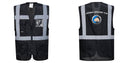 Black Professional Executive Style Safety Vest