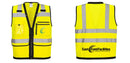 Custom Heavy Duty Hi-Vis Surveyor Vest