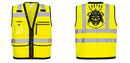 Custom Heavy Duty Hi-Vis Surveyor Vest
