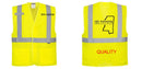 Custom Class 2 High Visibility Economy Reflective MESH Safety Vest