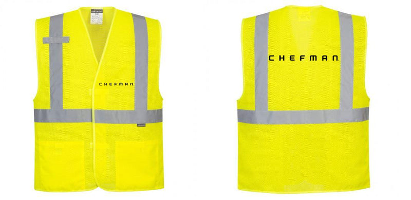 Custom Class 2 High Visibility Economy Reflective MESH Safety Vest
