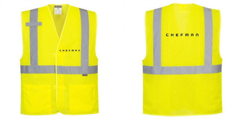 Custom Class 2 High Visibility Economy Reflective MESH Safety Vest