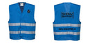 Custom Royal Blue MeshAir Reflective Safety Vest for Events