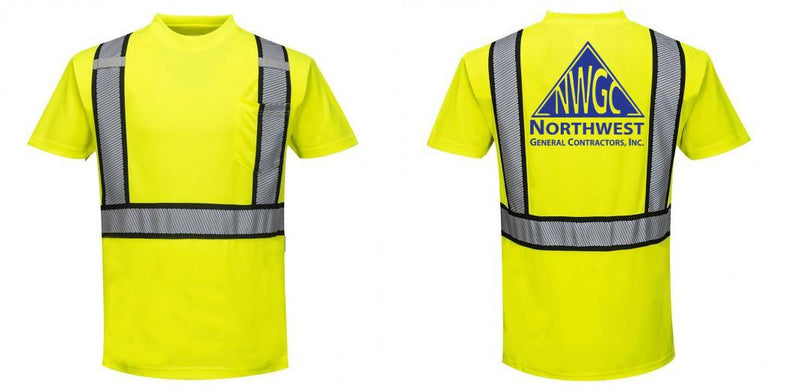 Custom Class 2 Safety Shirt Hi Vis ANSI
