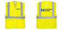Custom Class 2 High Visibility Economy Reflective MESH Safety Vest