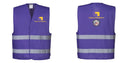 Purple Reflective Safety Vest for Work and Events – Lightweight and High-Visibility