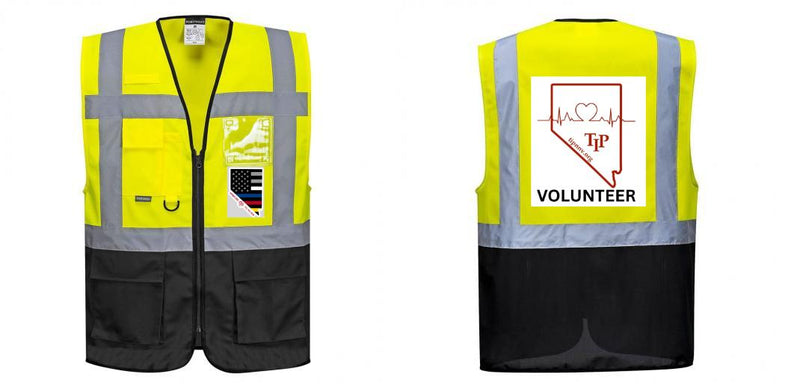 Custom Warsaw Yellow and Black Professional Style Safety Vest
