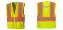 Custom Contrast High Visibility Full Mesh Yellow Safety Vest