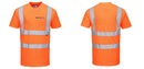 Custom ORANGE Hi-Vis Class 2 Safety Shirt